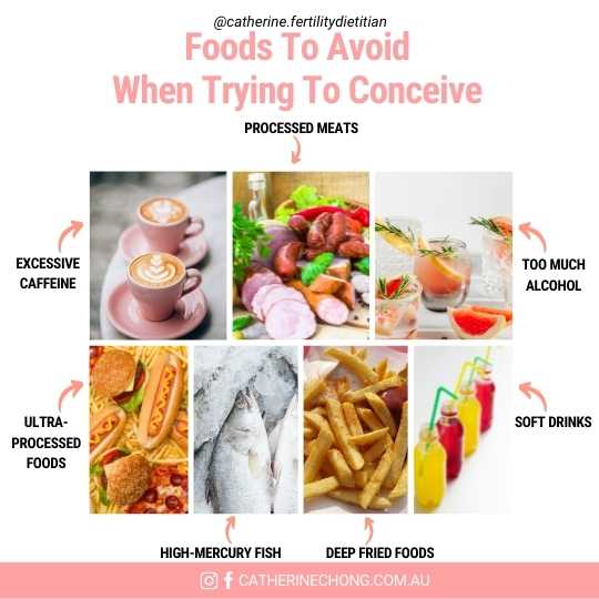 Foods To Avoid When Trying To Conceive