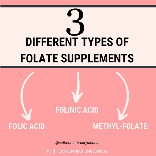 Different Types of Folate Supplement