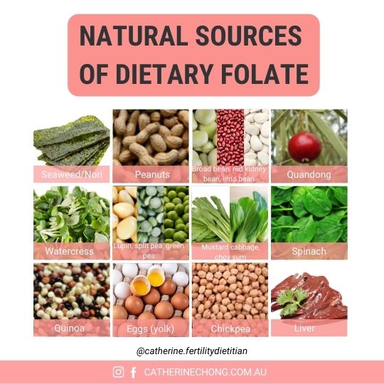 Natural Sources of Dietary Folate