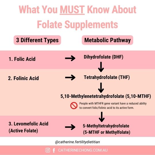 Folate versus active folate supplement