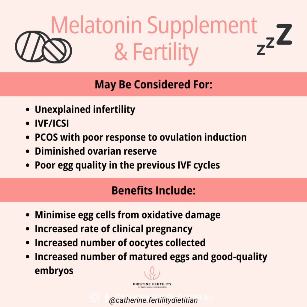 Melatonin Supplement for Egg Quality