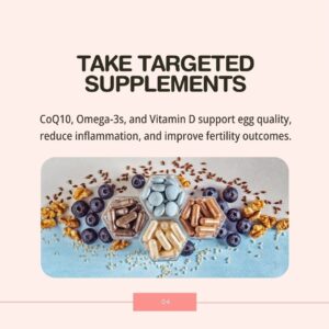 The Ultimate Egg Freezing Diet Guide - Take Targeted Supplements