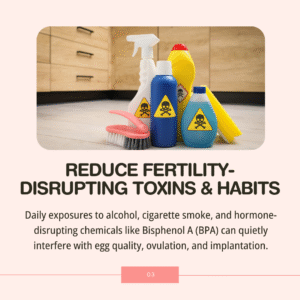 How to Boost Fertility in 30 Days: 4 Science-Backed Strategies - Reduce Fertility-Disrupting Toxins & Habits