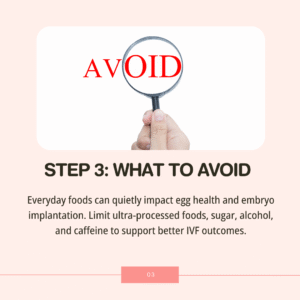 How to Prepare for IVF - Step 3: What to Avoid During IVF Prep