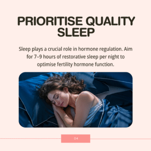 Decoding Fertility Hormones: Your Roadmap to Conception - Prioritise Quality Sleep