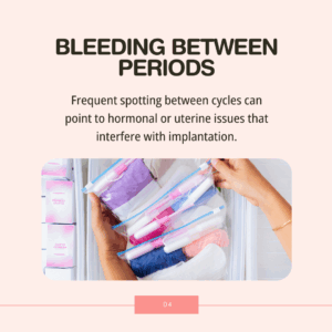 Period and Fertility 6 Warning Signs You Shouldn’t Ignore - Bleeding Between Periods