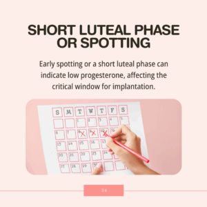 Period and Fertility 6 Warning Signs You Shouldn’t Ignore - Short Luteal Phase or Spotting