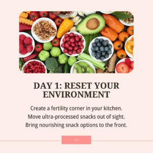 5-Day Fertility Reset After The Holidays - Day 1: Reset Your Environment