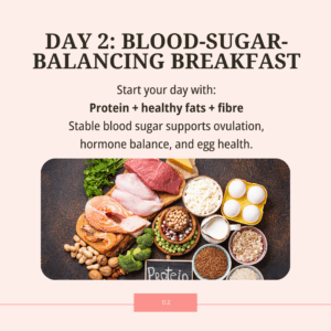 5-Day Fertility Reset After The Holidays - Day 2: Blood-Sugar-Balancing Breakfast