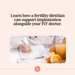 The Fertility Dietitian’s Role